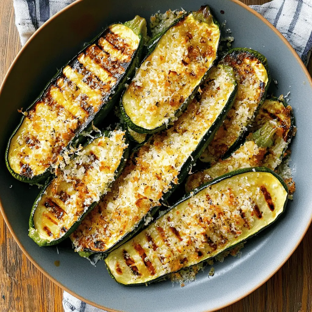 This Grilled Zucchini with Parmesan is the perfect summer dish that highlights fresh ingredients! With its smoky flavor and cheesy goodness, it’s an easy side that elevates any meal. Perfect for barbecues, picnics, or a light dinner. Save this recipe to enjoy delicious veggies anytime!